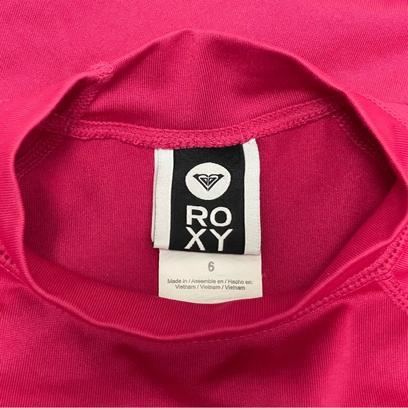 🆕Roxy 🌺 Rashguard Girls/Surf/Swim Sz 6 - Picture 4 of 4